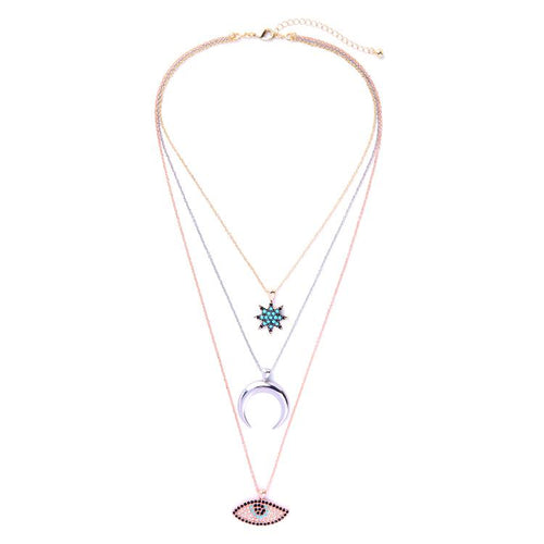 Artilady Women Multi-layer Pendant Necklace