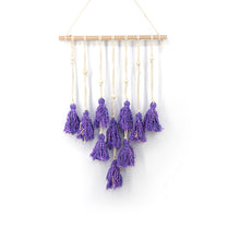 Atilady Bohemian hand woven cotton rope tapestry