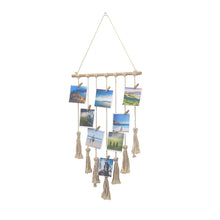 Atilady Bohemian hand woven cotton rope tapestry