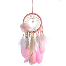 Cute Pink Handmade Wall Hanging Dream Catcher for Girls