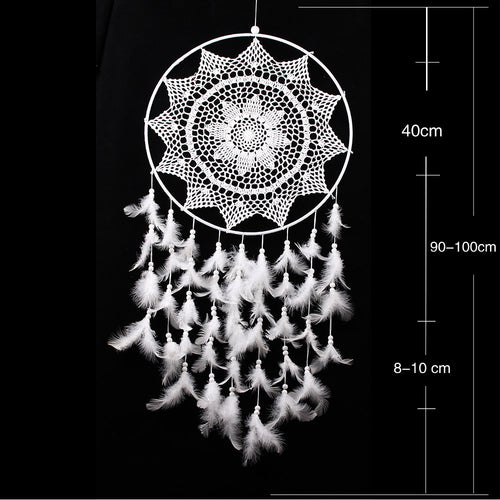 Artilady Hollow feather dream catcher