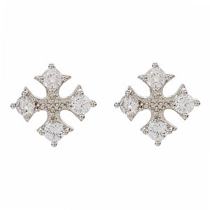 Artilady Women Cross Stud Earrings