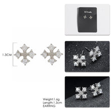 Artilady Women Cross Stud Earrings