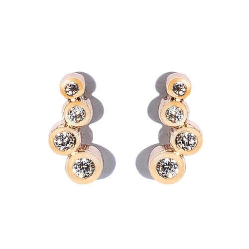 Artilady Women Crystal Stud Earrings
