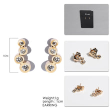 Artilady Women Crystal Stud Earrings