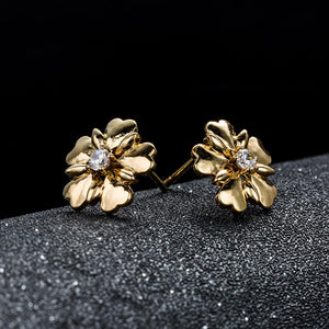 Artilady Women Flower Stud Earrings