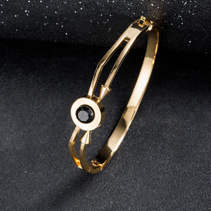 Artilady Women Gold Bangle Bracelet