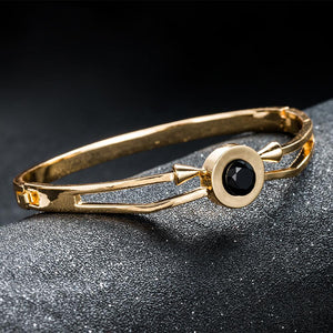 Artilady Women Gold Bangle Bracelet