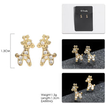 Artilady Women Deer Stud Earrings