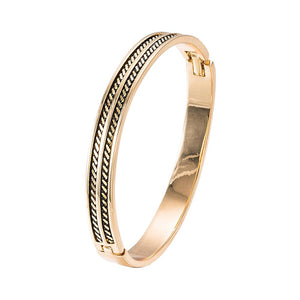 Artilady Women Gold Silver Bangle Bracelet