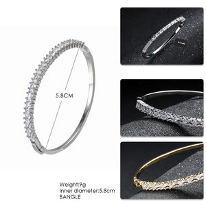 Artilady Women Gold Silver Bangle Bracelet