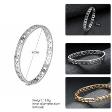 Artilady Women Gold Silver Bangle Bracelet