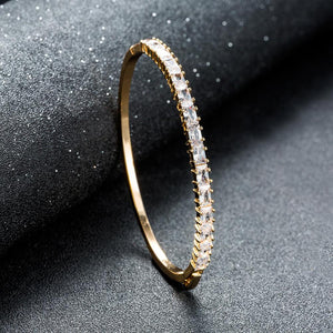 Artilady Women Gold Silver Bangle Bracelet