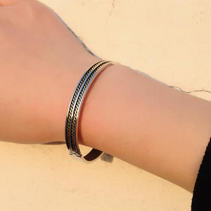 Artilady Women Gold Silver Bangle Bracelet
