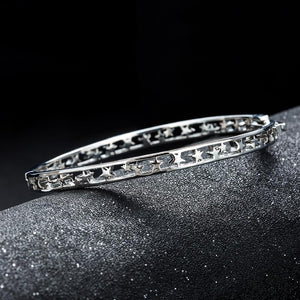 Artilady Women Gold Silver Bangle Bracelet
