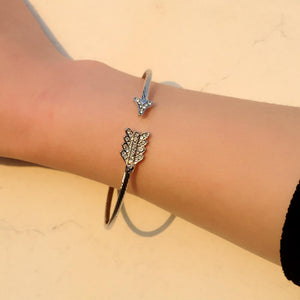Artilady Women Gold Silver Bangle Bracelet