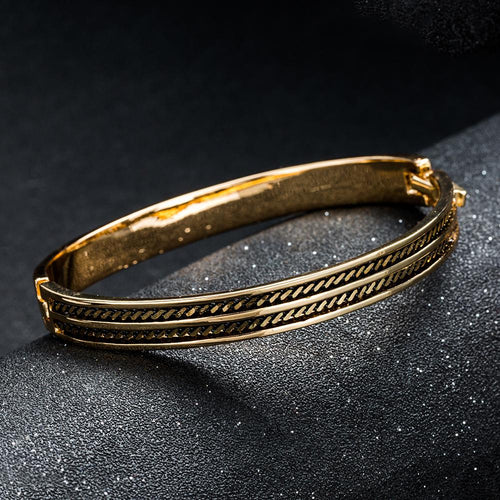 Artilady Women Gold Silver Bangle Bracelet