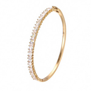 Artilady Women Gold Silver Bangle Bracelet