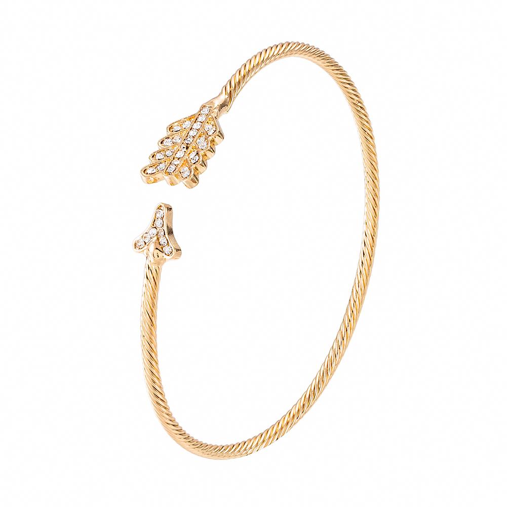 Artilady Women Gold Silver Bangle Bracelet