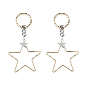 Artilady Women Gold Star Earrings