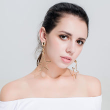 Artilady Women Gold Star Earrings