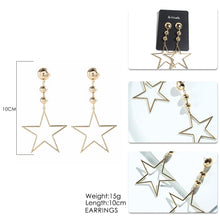 Artilady Women Gold Star Earrings
