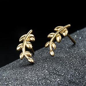 Artilady Women Leaves Stud Earrings