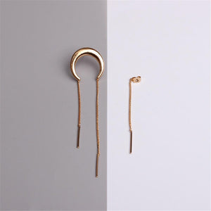 Artilady Women Moon Drop Earrings