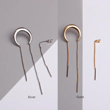 Artilady Women Moon Drop Earrings