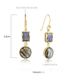 Artilady Women Natural Stone Earrings