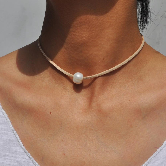 Artilady Women Pearl Choker Necklace