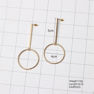 Artilady Women Round Drop Earrings