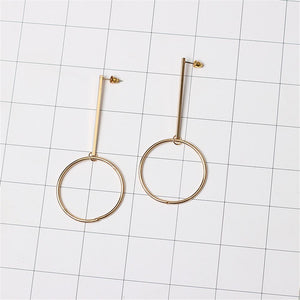 Artilady Women Round Drop Earrings