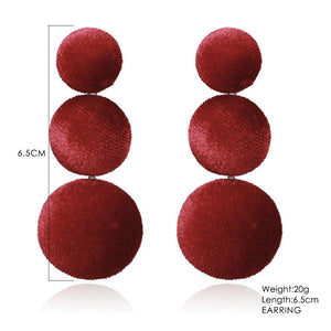 Artilady Women Satin Earrings Dangle