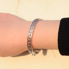 Artilady Women Silver Bangle Bracelet
