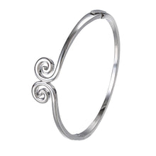 Artilady Women Silver Bangle Bracelet