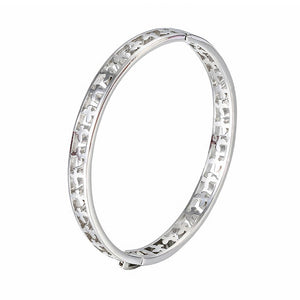 Artilady Women Silver Bangle Bracelet
