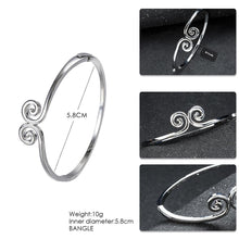 Artilady Women Silver Bangle Bracelet
