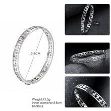 Artilady Women Silver Bangle Bracelet
