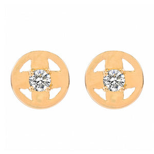 Artilady Women Round Stud Earrings