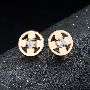 Artilady Women Round Stud Earrings