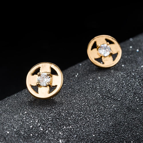Artilady Women Round Stud Earrings