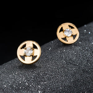 Artilady Women Round Stud Earrings
