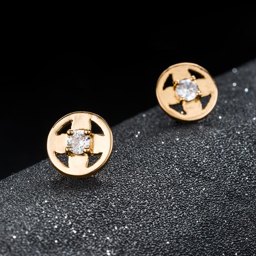 Artilady Women Round Stud Earrings