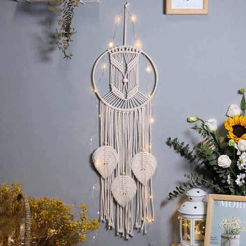 Artilady Leaf Macrame Dream Catcher