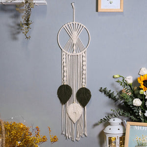 Artilady Leaf Macrame Dream Catcher