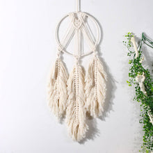Artilady Leaf Tapestry Boho Decor Macrame Wall Hanging