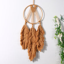 Artilady Leaf Tapestry Boho Decor Macrame Wall Hanging