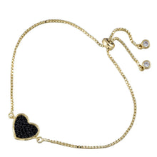 Artilady Zircon Heart Shape Bracelet