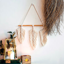 Atilady boho leaf macrame wall hanging